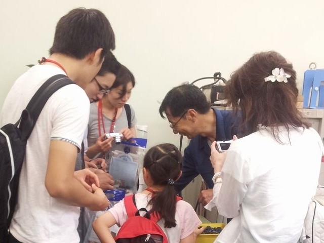 0807 提携工場での着磁体験